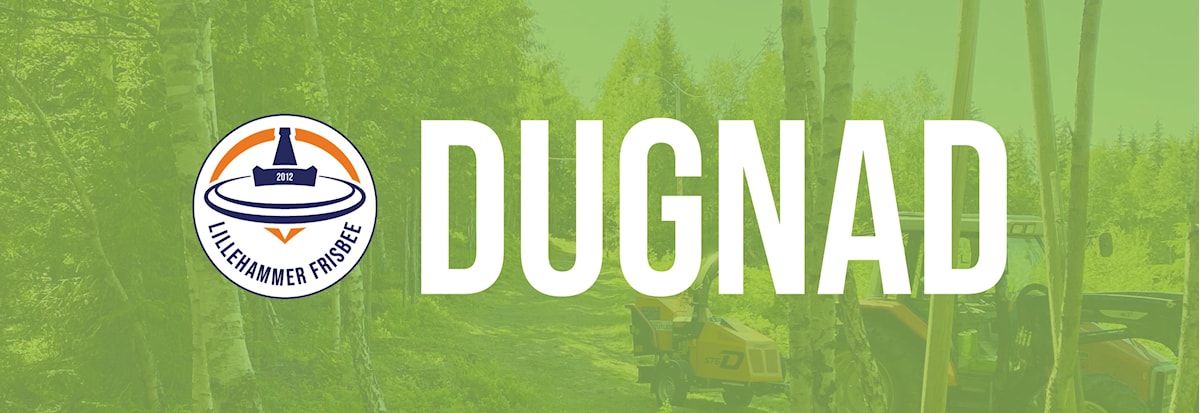 Dugnad på Skogen Diskgolfbane